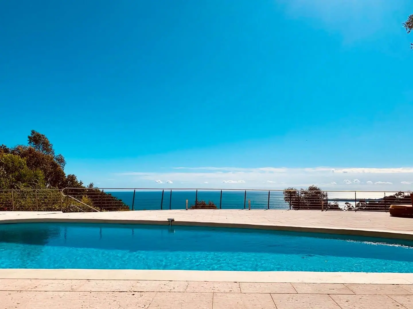 Mediterranean panorama from the swimming pool